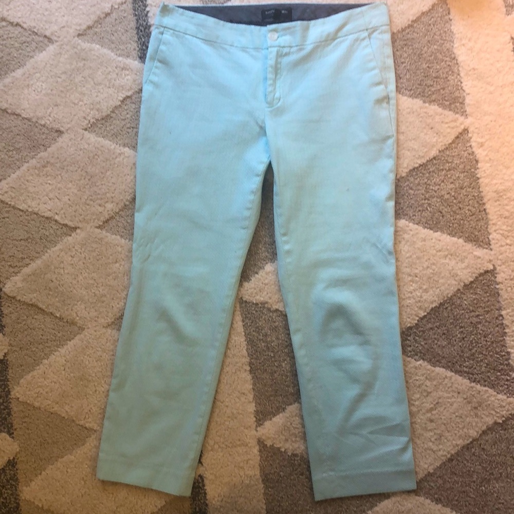 Banana Republic Hampton Fit Pants In Mint - Size 8